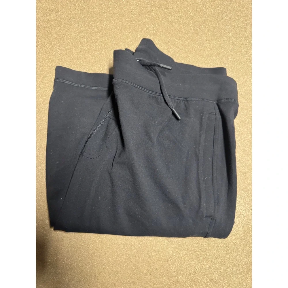 Lululemon Athletica Black Lounge Pants Sweatpants Wide Leg Size‎ XXL $89